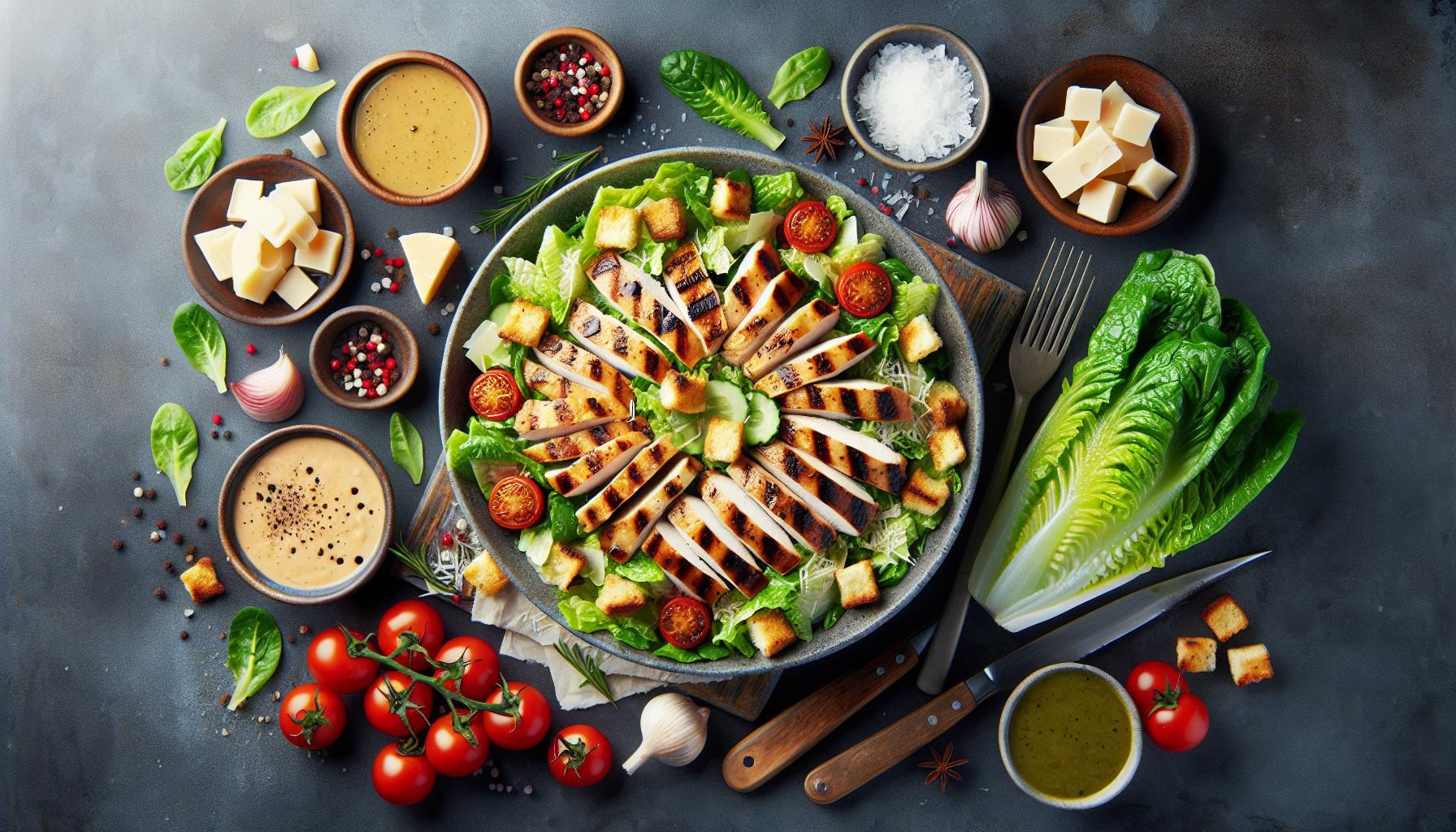 Sizzling Summer Delight: The Ultimate Grilled Chicken Caesar Salad Recipe