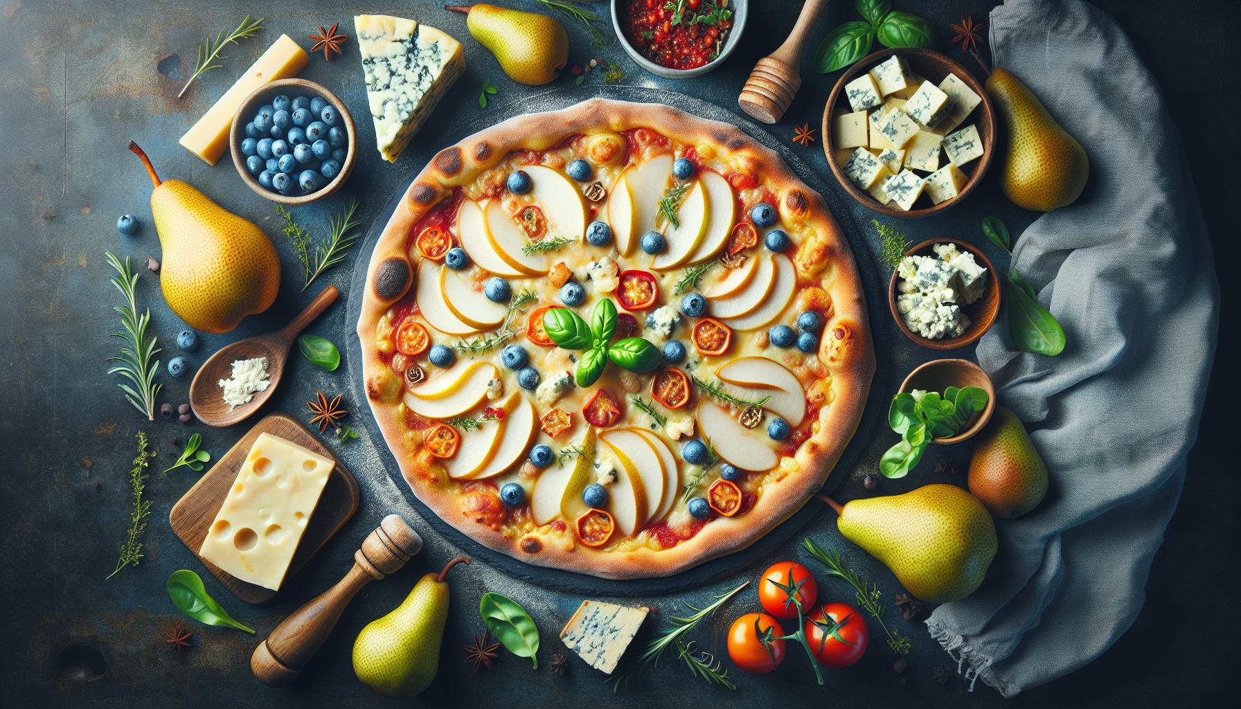 Savory Meets Sweet: Mouthwatering Blue Cheese and Pear Pizza Recipe You Must Try