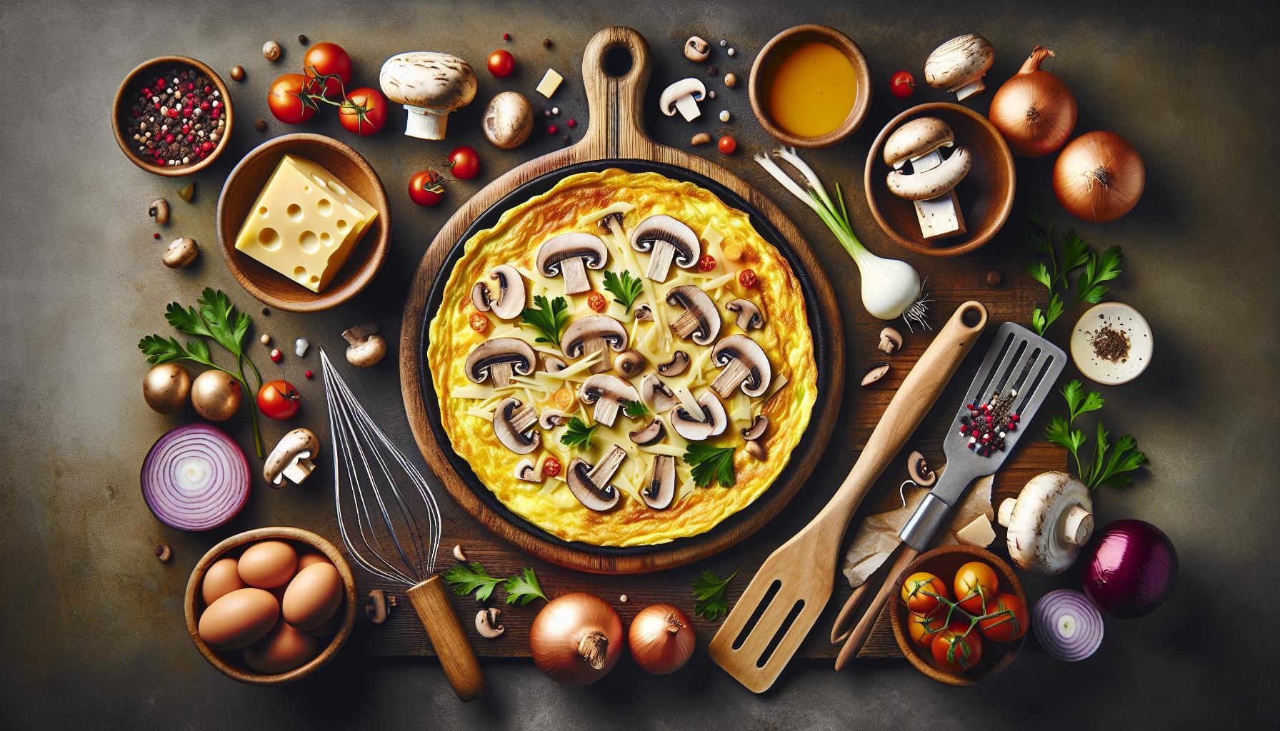 Delicious Mushroom Swiss Omelette Recipe: The Ultimate Savory Breakfast Delight!