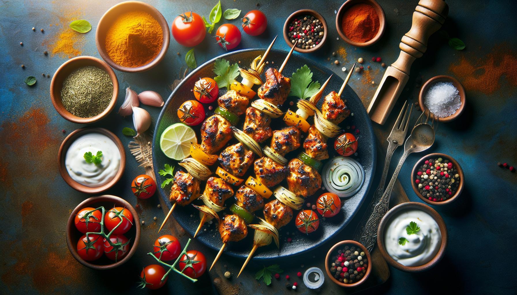 Spicy and Sizzling Tandoori Chicken Skewers: The Ultimate Indian Grilled Delight Recipe